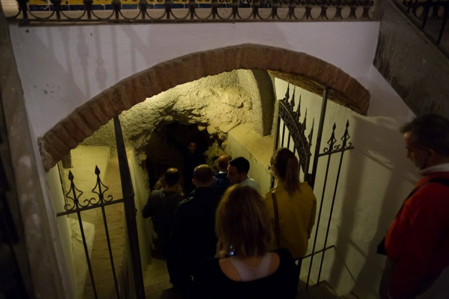 Entrada subterránea a las Santas Cuevas.